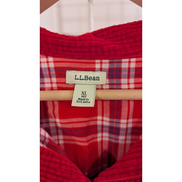 L.L. Bean Flannel-Lined Corduroy Shacket - Picture 10 of 13